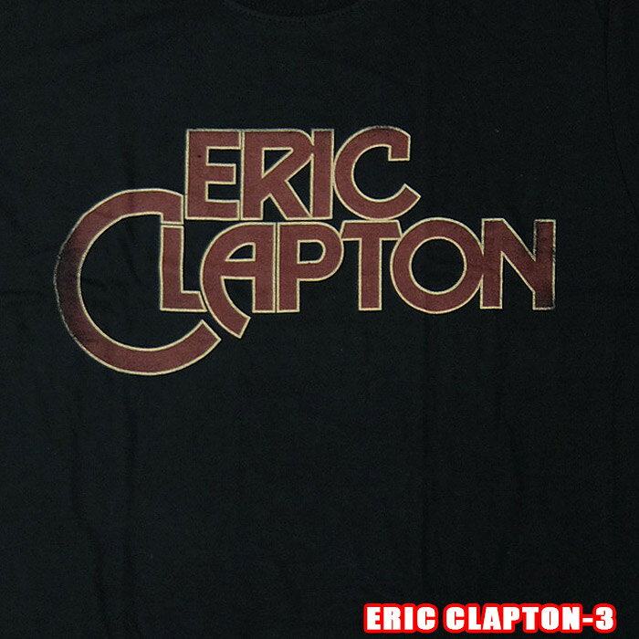 Rakuten - ROCK TEE ERIC CLAPTON-3[エリック クラプトン] BIG LOGO英国/米国のオフィシャルライセンス ロックTシャツ バンドTシャツ バンT
