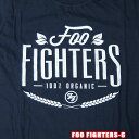 ROCK TEE FOO FIGHTERS-6 Organic ロックTシャツ バンドTシャツ ROCK T バンT 英国/米国のオフィシャルライセンス