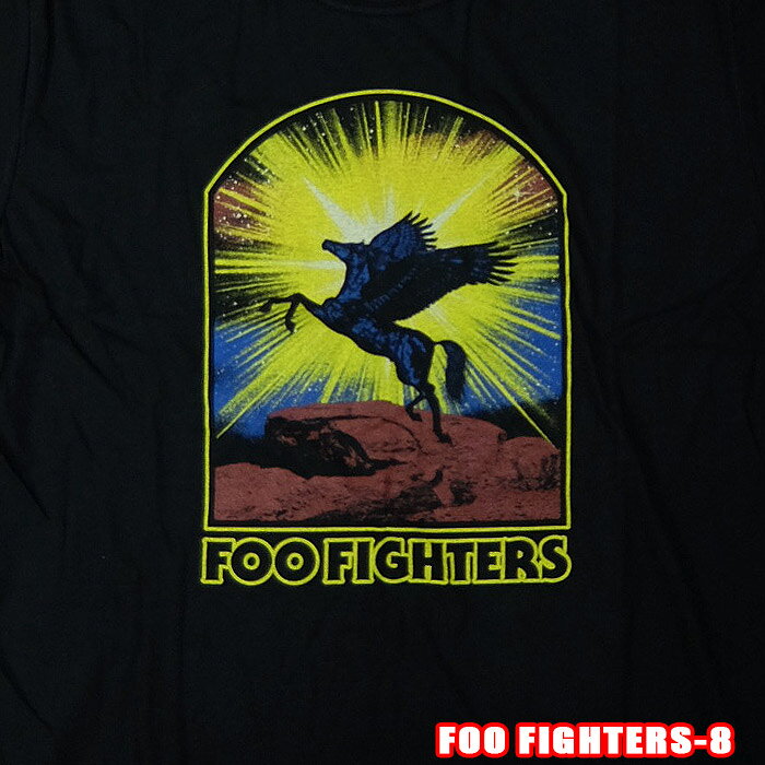 Rakuten - ROCK TEE FOO FIGHTERS-8[フーファイターズ] PEGASUS英国/米国のオフィシャルライセンス ロックTシャツ バンドTシャツ バンT
