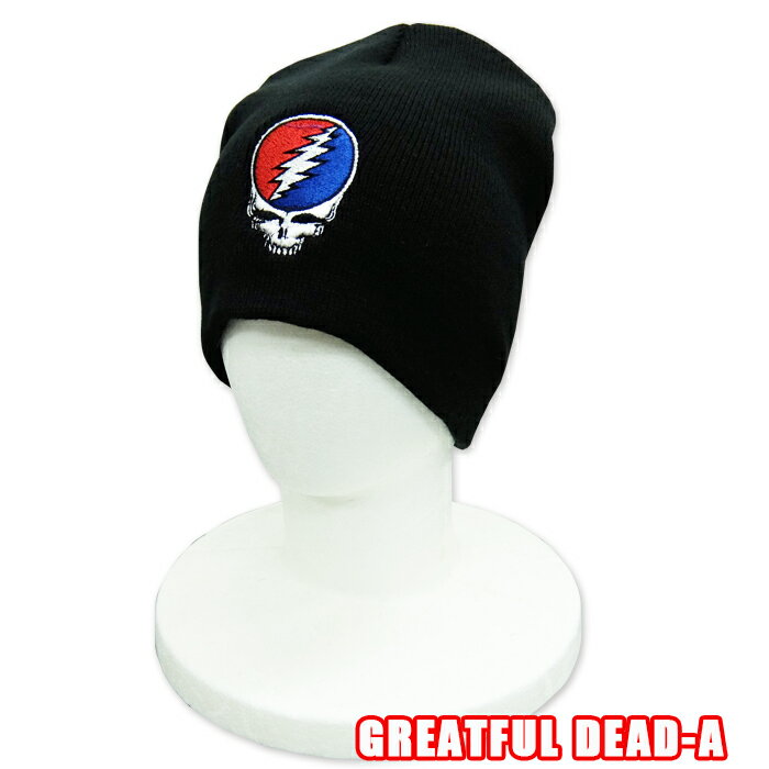 Rakuten - ROCK CAP GREATFUL DEAD-KNIT CAP-A[グレイトフルデッド]KNIT CAP ニットキャップ スカル 帽子 ビーニー ロックTシャツ バンドTシャツ 【RCP】英国/米国のオフィシャルライセンス