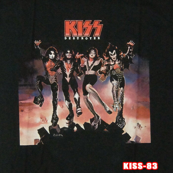 ROCK TEE KISS-83 [���å�] DESTROYER ���å�T����� �Х��T����� ROCK T �Х�T �ѹ�/�ƹ�Υ��ե������饤����