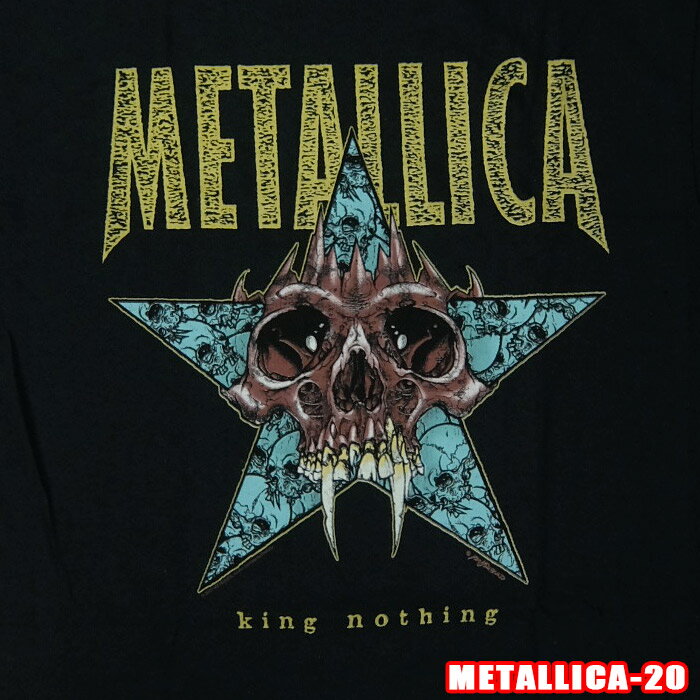 Rakuten - ROCK TEE METALLICA-20[メタリカ] KING NOTHING英国/米国のオフィシャルライセンス ロックTシャツ バックプリント バンドTシャツ バンT