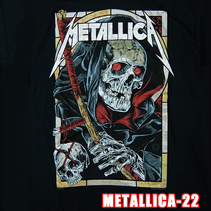 ROCK TEE METALLICA-22 DEATH REAPER ロックTシャツ バンドTシャツ 英国/米国のオフィシャルライセンス バンT