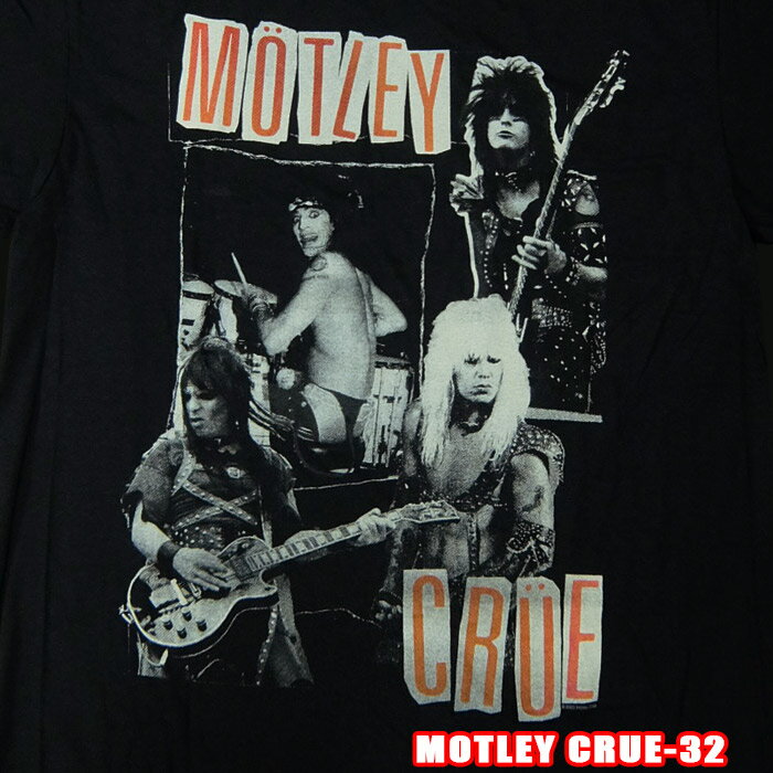 Rakuten - ROCK TEE Motley Crue-32[モトリークルー] VINTAGE PINK COLLEGE英国/米国のオフィシャルライセンス ロックTシャツ バンドTシャツ バンT