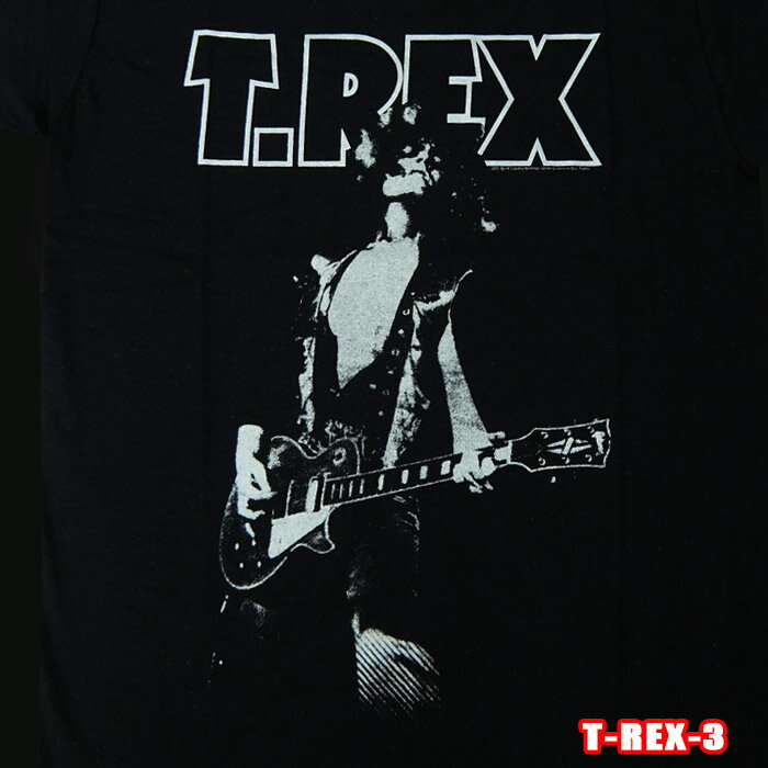 Rakuten - ROCK TEE T-REX-3[ティー レックス]GLAM英国/米国のオフィシャルライセンス ロックTシャツ バンドTシャツ バンT