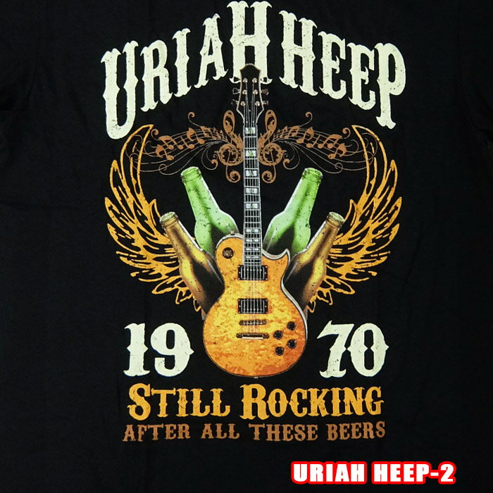 Rakuten - ROCK TEE URIAH HEEP-2[ユーライア ヒープ]STILL RECORDING英国/米国のオフィシャルライセンス ロックTシャツ バンドTシャツ バンT