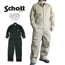 Schott(ショット) TC WORK JUMP SUIT[3116033]2-Color ジャンプスーツ ツナギ つなぎ 長袖 メンズ アメカジ DIY【782-3910008】バイカー　バイク DIY【\27,500】【RCP】