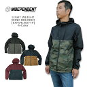 INDEPENDENT(インディペンデント) Light Weight Hooded Wind Breaker EXP54LWZ-TP 撥水 フード ウインドブレーカー コーチジャケット スナップ アメカジ メンズ米国【 5,390】【smtb-kd】【RCP】