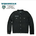 WORNSTAR(EH[X^[) ESSENTIALS JACKET IDOLMAKER BLACK DENIM[WNS-J001]GW fjWPbg bNubNfjybN@bNeCXgbNt@bV ^@ohyRCPz