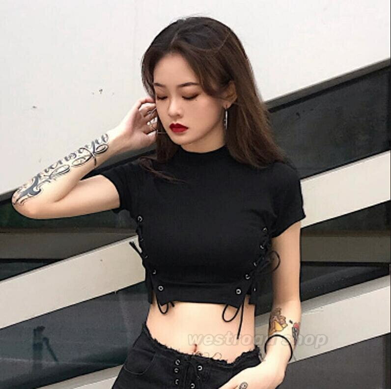 乐天商城 - 4TYPE ダンス衣装 へそ出し 半袖トップス ショート丈 レディース ダンスTシャツ レッスン着 ヒップホップ HIPHOP 女性用 ジャズダンス衣装 ガールズ 練習着 応援団 大人可愛い 演出服 ダンスウェア 夏 カジュアル ファッション おしゃれ