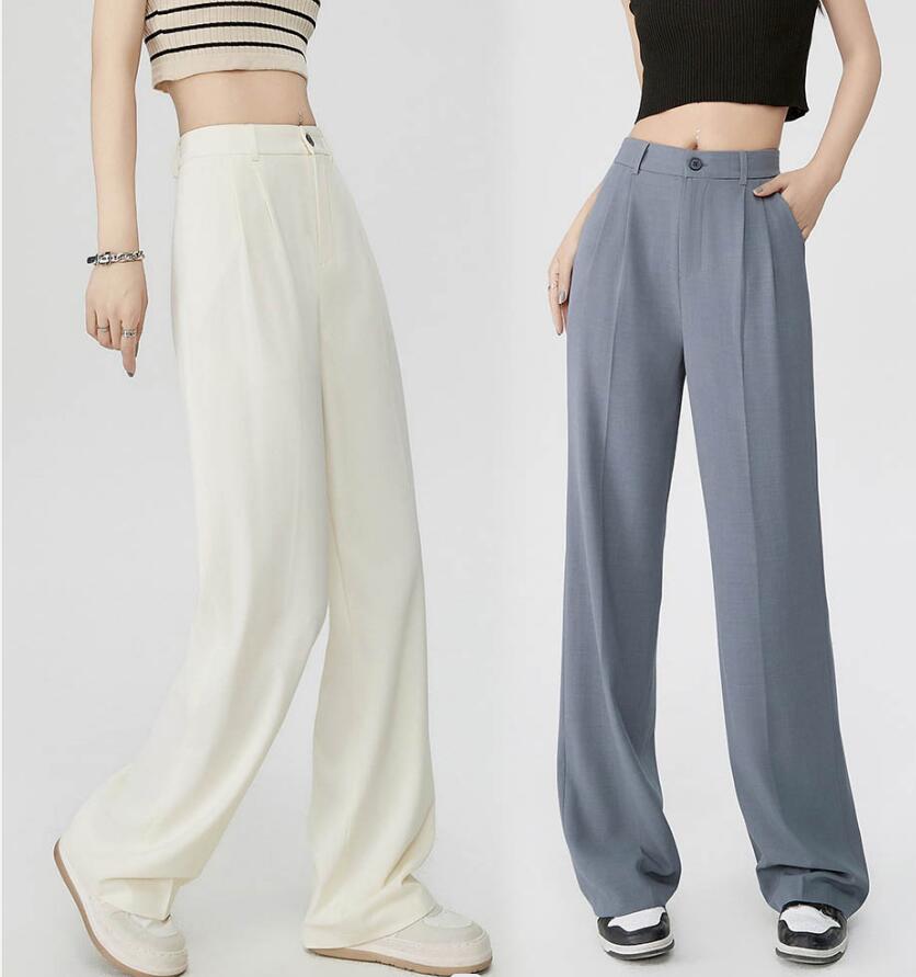 スラックスパンツレディースワイドパ...