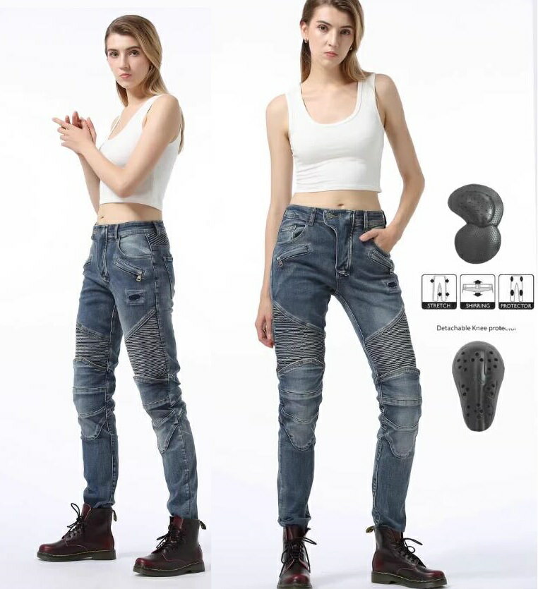 ライディングパンツテーパードストレ...