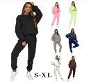 9color 春秋 長袖tシャツ&ロングパンツ 上下セット ジャージ スウェットパーカー セットアップ 大きいサイズ レディース ルームウェア 部屋着 女性 着...