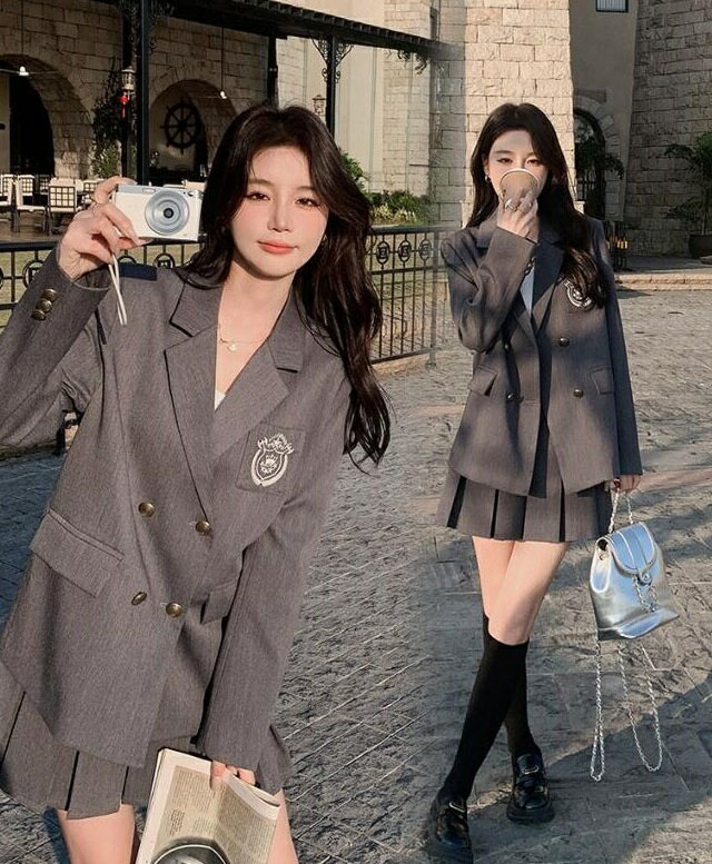 入学式 スーツ 女の子 成人式 制服 フォーマル スーツ 大きいサイズ 女の子 スカートスーツ 卒業式 スーツ 女の子 小学生 中学生 高校生 JK制服 セット...