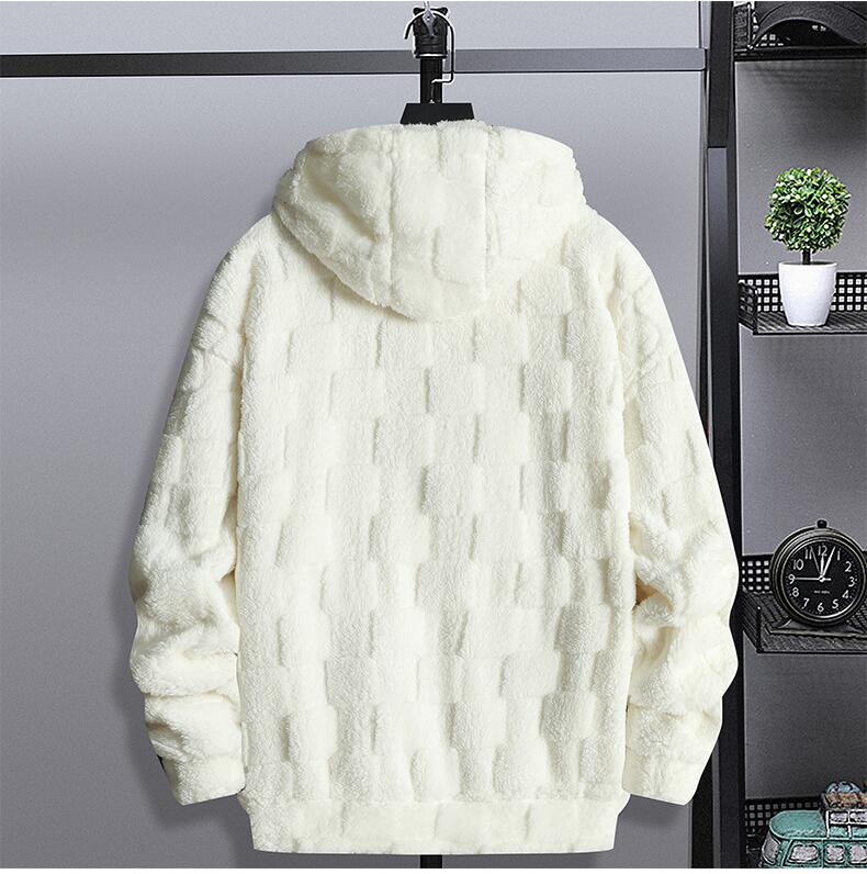 フリースパーカー メンズ プルオーバー 長袖 フリース ジップパーカー 起毛 パーカー ブルゾン アウター フリーストップス フード付き 無地 人気 おしゃれ 秋 冬 服 ボリューム 暖か ボアパーカー フワフワ カップル