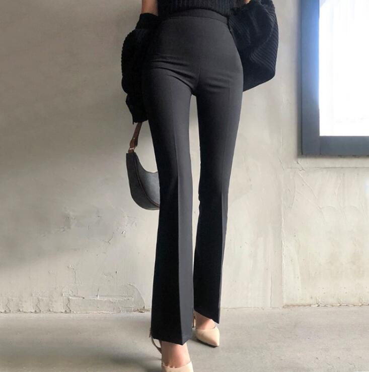 お呼ばれパンツ フレアパンツ パンタロン オフィスパンツ 美脚 ベルパンツ ストレッチ ロングパンツ ハイウエスト 通勤 OL デイリーコーデ スリム 美脚 ボトムス カジュアル ビジネスパンツ フォーマル リクルート 就活 事務服