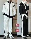 セットアップ かっこいい メンズ ジャージ 上下セット ジップアップ ロングパンツ カジュアル ルームウェア 大人 学生 通勤 通学 スポーツ 運動着 部屋着 ...