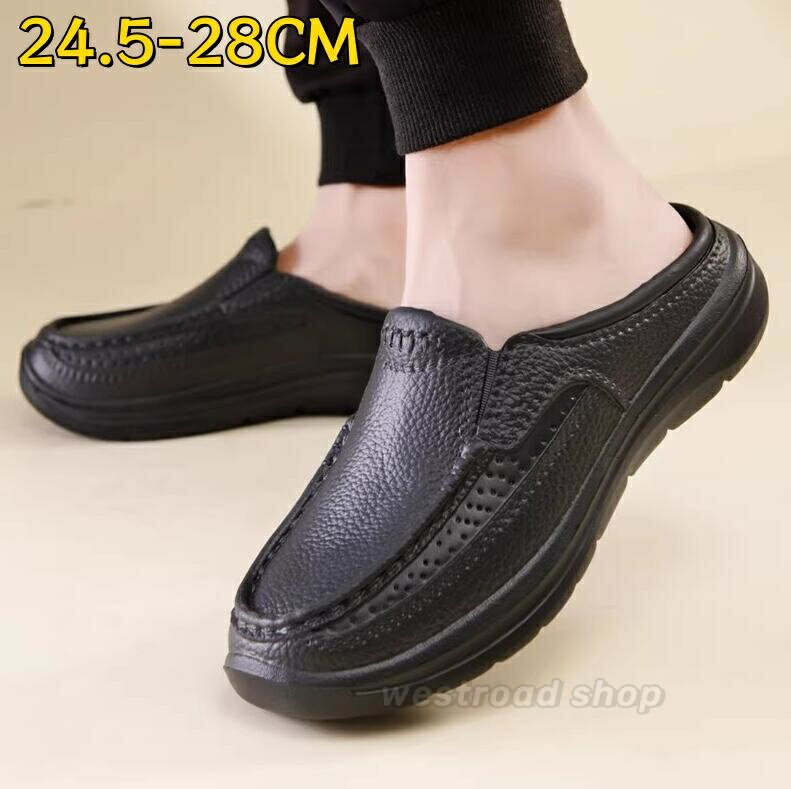 スリッパサンダル メンズ スリッポン かかとなし スニーカー サボサンダル バブーシュ コンフォートサ..