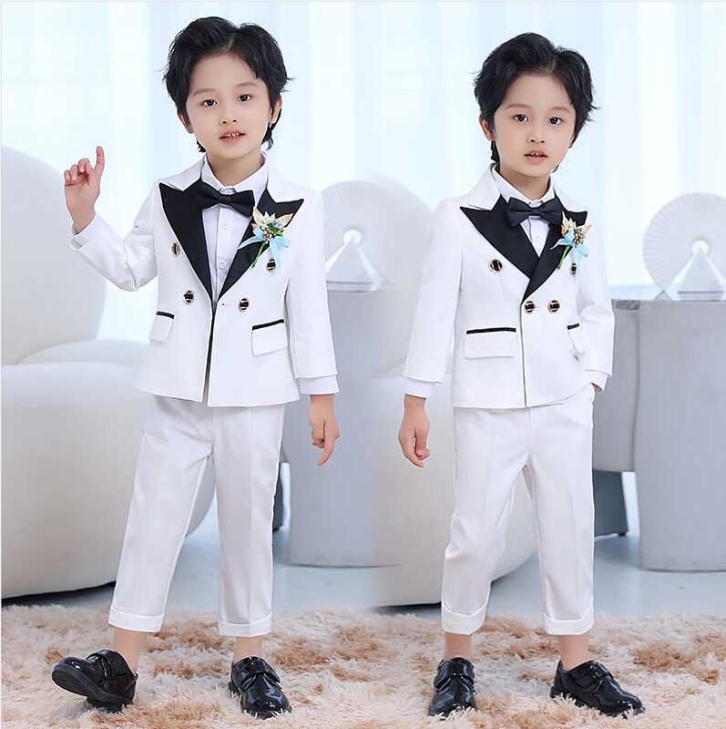 子供スーツ 上下セット 80-150CMスーツ キッズフォーマル ピアノ 発表会 演奏会 結婚式 礼服 紳士服 入学式 卒業式 学園祭 文化祭 男の子スーツ(ジ...