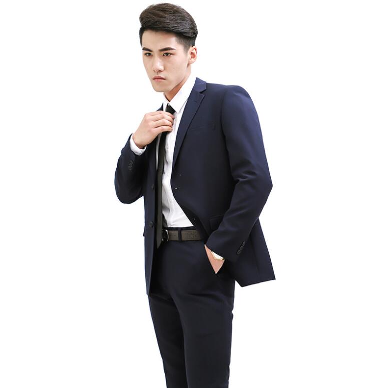 2つボタン スーツ メンズ 【送料無料】 スーツセット ジャケット+パンツ ビジネススーツ 洗えるスーツ （パンツ） セットアップ レギュラースーツ フォーマルスーツ ビジネススーツ スリム 上品 パーティー 就職スーツ 卒業式 入学式 礼服 結婚式 通勤 30代 40代