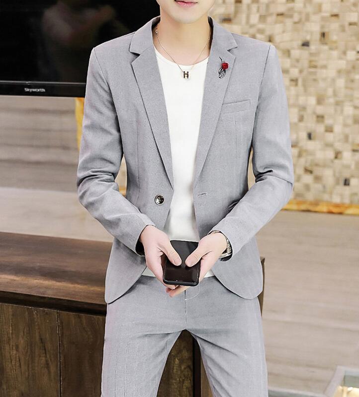 スーツ メンズ 1つボタン 長袖 ビジネススーツ 結婚式 ビジネススーツ ストレッチ フォーマルスーツ スリムスーツ セットアップ ジャケット+パンツ 無地 シンプル カジュアル パーティー 二次会 就職スーツ 卒業式 入学式 出勤 出張 スーツ オールシーズン 送料無料