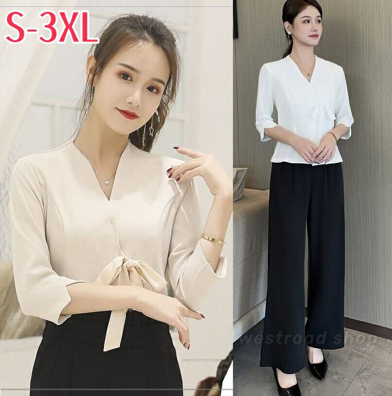 7分袖トップス パンツスーツ レディース ユニフォーム 女性 制服 エステ サロン おしゃれ 美容サロンウェア 歯科衛生士 制服 仕事 ホテル 保育園 介護士 作業服 美容師 美容サロン 制服