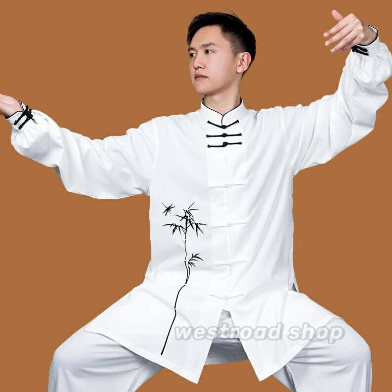 Rakuten - 男女兼用 太極拳 服 カンフー服 メンズ レディース 上下セットアップ 武術表演服 発表会 競技服 練習服 気功服 カンフーウェア パンツ トップス 伸縮性 シンプル カジュアル 人気 春 普段着 学園祭 文化祭 イベント 父の日 母の日ギフト 白ブラック グレー ローズ