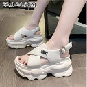 バックストラップ サンダル 厚底 サンダル レディース スポーツサンダル ヒール 8cm コンフォート サンダル おしゃれ 軽量 美脚 サンダル 痛くない 厚底...