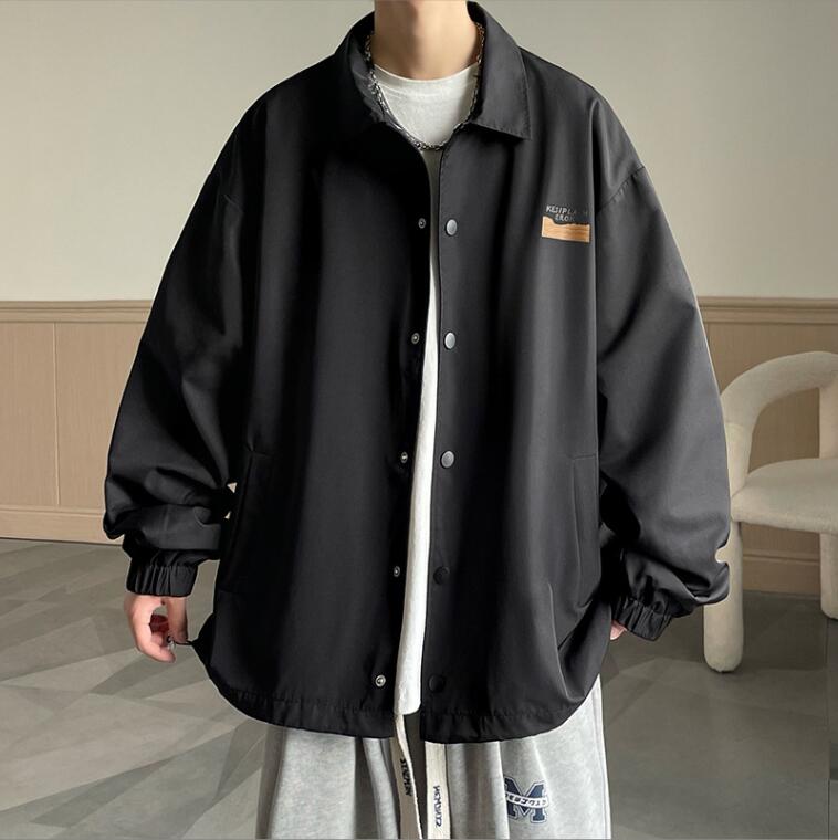 5color 開襟シャツ ミリタリージャケット メンズ ワークシャツ 長袖アウター ライトジャケット カジュアルシャツ トップス ゆったり 無地 シャツコート ボタンシャツ スポーツ ストリート系 折り襟 トップス かっこいい お洒落 紳士服 通勤 通学 20代30代40代