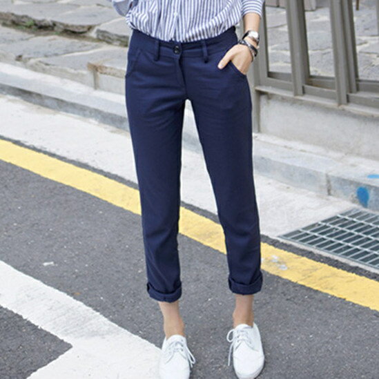 Straight Jeans - スラックス 九分丈パンツ レディース ハイウエスト スーツパンツ フォーマル 通勤OL ビジネス ストレートパンツ カジュアル ロングパンツ 20代 30代 40代 春秋夏