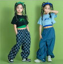 110-170cm 3点セット キッズダンス衣装 キッズトップス ヘソ出し 女の子 チェック柄 ジーンズ デニムパンツ ウエストゴム 子供 ガールズ チア ダン...