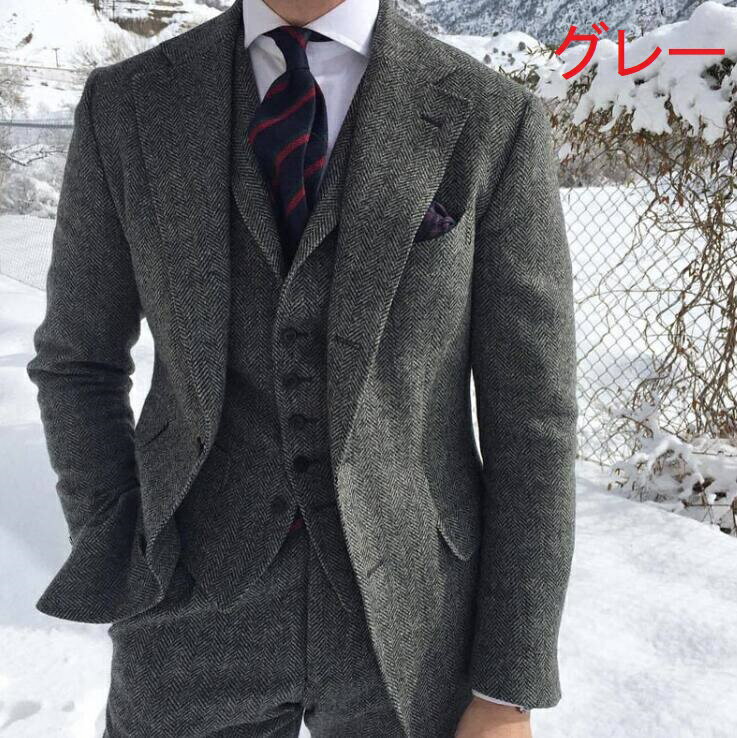 【送料無料】全11色スリーピーススーツ 3ピース 通勤 フォーマル スリムスーツ メンズスーツ 3点セット カジュアルスーツ パーティー セットアップ 細身 スタイリッシュ おしゃれ オシャレ 結婚式 成人式 3ピーススーツ メンズ ビジネススーツ スーツ