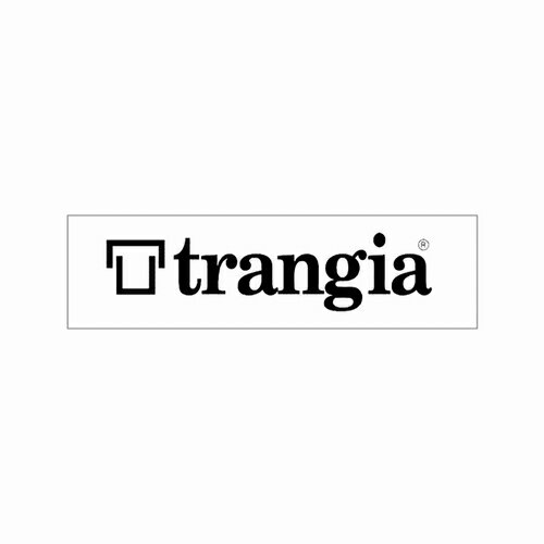 トランギアロゴの転写式ステッカーです。サイズ：L 200×45mmトランギアステッカー LTrangiaブラックホワイト"