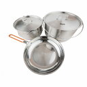 【日本正規品 13時まで当日出荷】グレイシャーステンレス トゥループクックセット GSI(ジーエスアイ)
