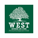 【日本正規品 13時まで当日出荷】WEST オリジナルステッカー スクエア WEST ORIGINAL(ウエストオリジナル)