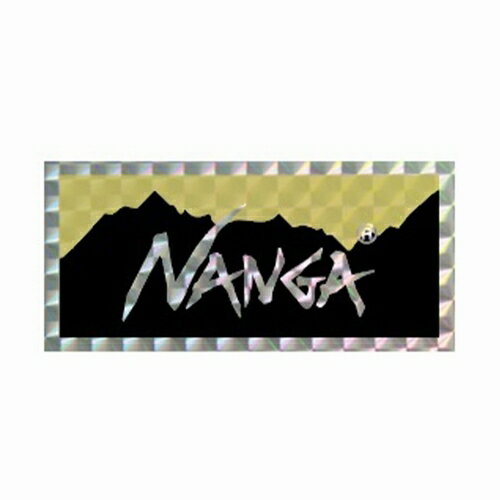 【日本正規品 13時まで当日出荷】HOLOGRAPHIC LOGO STICKER　NANGA（ナンガ）ホログラフィック ロゴステッカー