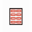 【日本正規品 13時まで当日出荷】Sticker CHUMS Logo Mini CHUMS(チャムス)ステッカーチャムスロゴミニ