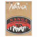 【日本正規品 13時まで当日出荷】NANGA 30TH ANNIVERSARY STICKER NANGA(ナンガ)ナンガ 30イヤー アニバーサリー ステッカー