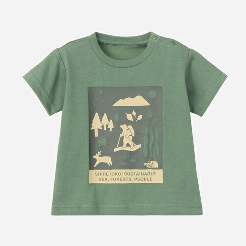 【日本正規品 13時まで当日出荷】B S／S Shiretoko Toko Tee THE NORTH FACE（ザ・ノースフェイス）ショートスリーブシレトコトコティー（ベビー）