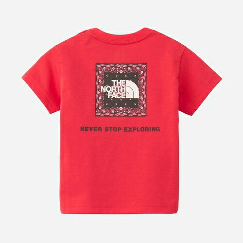 【日本正規品 13時まで当日出荷】B S／S Bandana Square Logo Tee THE NORTH FACE（ザ・ノースフェイス）ショートスリーブバンダナスクェアロゴティー（ベビー）
