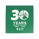 【日本正規品 13時まで当日出荷】【WEST30周年記念グッズ】WEST30周年 オリジナルステッカー スクエア WEST ORIGINAL(ウエストオリジナル...