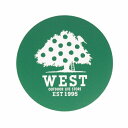 【日本正規品 13時まで当日出荷】【WEST30周年記念グッズ】WEST30周年 オリジナルステッカー ラウンド WEST ORIGINAL(ウエストオリジナル...