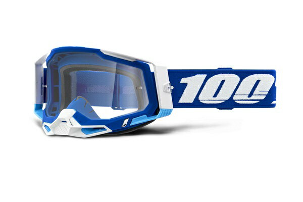 【楽天スーパーSALE】MXゴーグル 100% RACECRAFT2 ブルー モトクロス 正規輸入品 WESTWOODMX