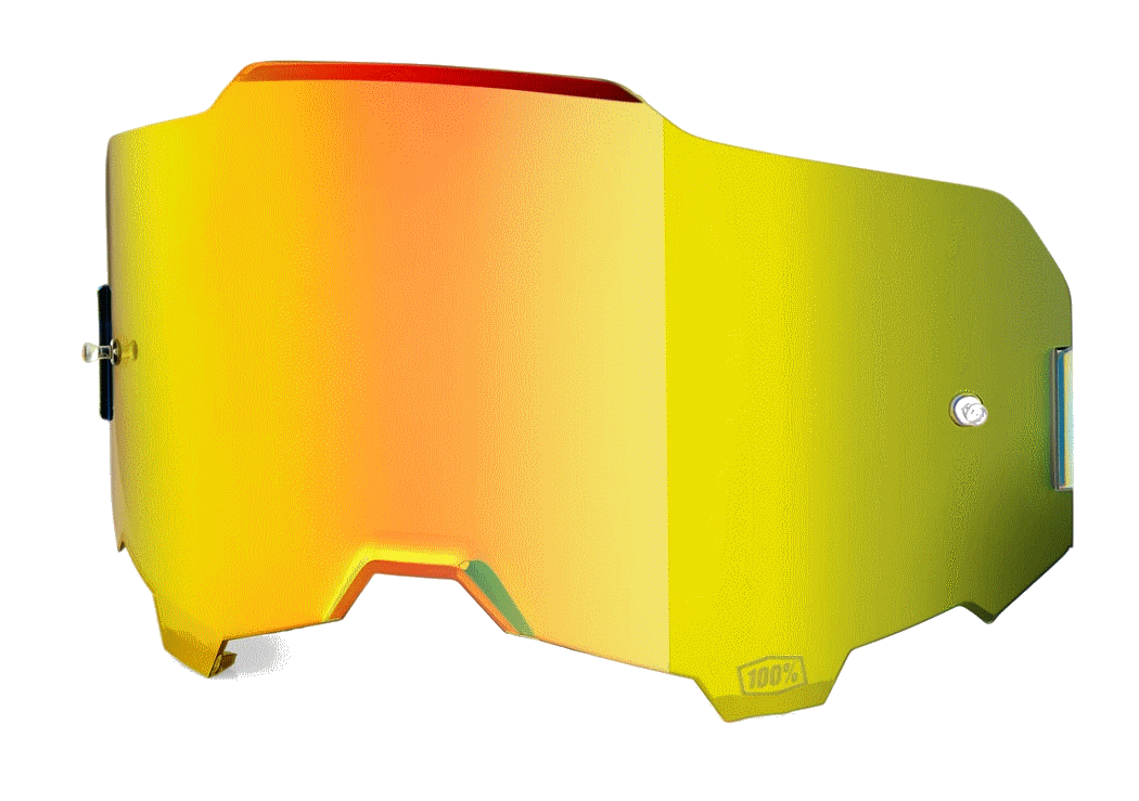 100％ ゴーグル ミラ−レンズ ARMEGA 用 ゴールドミラーモトクロス 正規輸入品 WESTWOODMX