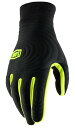 MX冬用グローブ 100% BRISKER XTREME グローブ ブラック/イエロー モトクロス 正規輸入品 WESTWOODMX