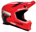 ヘルメット THOR 24 SECTOR2 CRAVE レッド/ホワイト［SG/PSC規格］[MFJ公認] 日本専用設計 オフロード 正規輸入品 WESTWOODMX