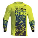 MXジャージ THOR 23 SECTOR ATLAS アシッド/ブルー モトクロス 正規輸入品 WESTWOODMX(2)