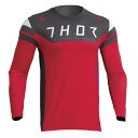 MXジャージ THOR 23 PRIME RIVAL レッド/チャコール モトクロス 正規輸入品 WESTWOODMX
