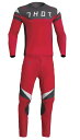 MXウエア 上下セット THOR 23 PRIME RIVAL レッド/チャコール ジャージ&パンツ モトクロス 正規輸入品 WESTWOODMX