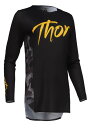 女性用 MXジャージ THOR SPORT SHADOW ブラック ガールズ用 モトクロス 正規輸入品 WESTWOODMX 25